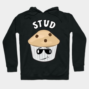 Muffin Stud - Funny Character Illustration Hoodie